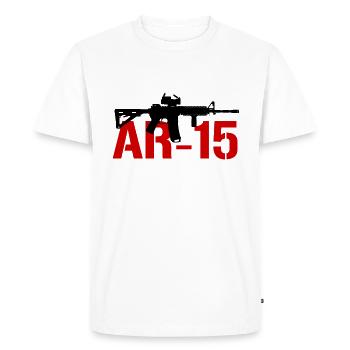 Ar 15 Rifle - Männer Premium Bio T-Shirt - Weiß - Vorne - Nico (187cm)