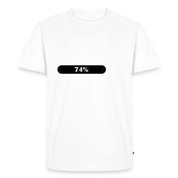 Pet en préparation patientez... t-shirt humour - T-shirt Premium bio Homme - blanc - Devant - Nico (187cm)