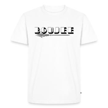 Boujee... - T-shirt Premium bio Homme - blanc - Devant - Nico (187cm)