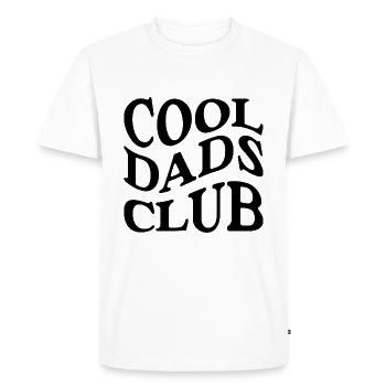Cool Dads Club, Father's Day Tees Best PaPa - Men's Premium Organic T-Shirt - white - Front - Nico (187cm)