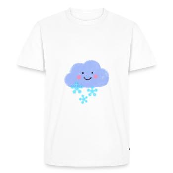 Lucky Bears,Costume,Snow, Cloud, Ice - Men's Premium Organic T-Shirt - white - Front - Nico (187cm)