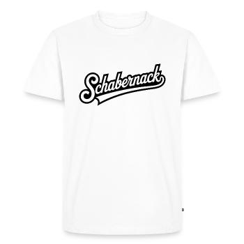 Schabernack - Drôles de mèmes allemands - T-shirt Premium bio Homme - blanc - Devant - Nico (187cm)
