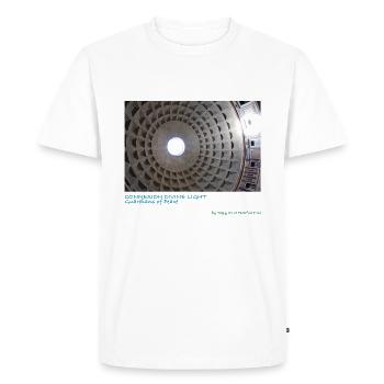 Divine light - T-shirt Premium bio Homme - blanc - Devant - Nico (187cm)