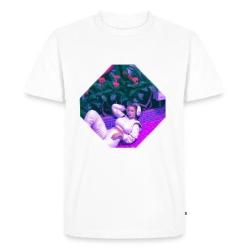 Astronaute - T-shirt Premium bio Homme - blanc - Devant - Nico (187cm)