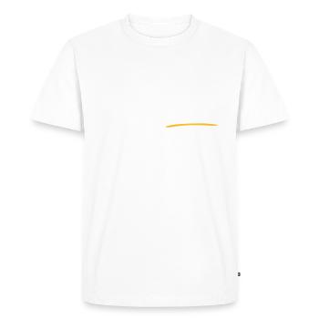 (i_ate_some_pie) - Men's Premium Organic T-Shirt - white - Front - Nico (187cm)