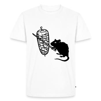 Kebab Rat Kebab Grill - T-shirt Premium bio Homme - blanc - Devant - Nico (187cm)