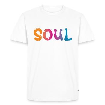 Âme - T-shirt Premium bio Homme - blanc - Devant - Nico (187cm)