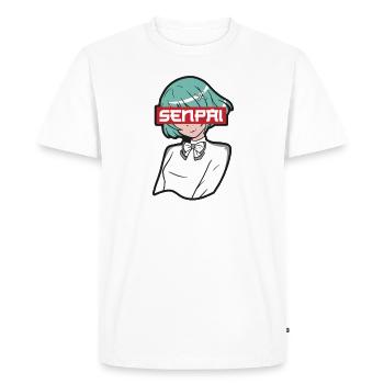 Anime Fan Present Japanese Cartoon Cosplay - Men's Premium Organic T-Shirt - white - Front - Nico (187cm)