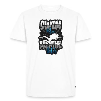 Les nageurs présentent des sports nautiques Natation Plongée - T-shirt Premium bio Homme - blanc - Devant - Nico (187cm)