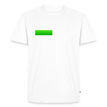 Charging bar battery - Men's Premium Organic T-Shirt - white - Front - Nico (187cm)