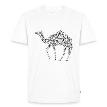 Camel Bicycles Bicycle - Men's Premium Organic T-Shirt - white - Front - Nico (187cm)