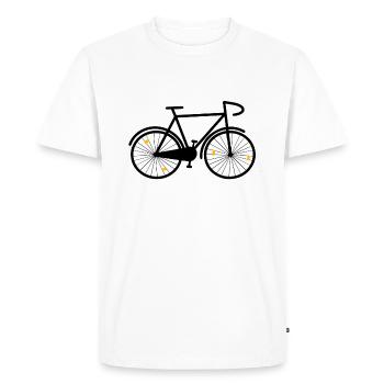 bicycle - Bicycle - Men's Premium Organic T-Shirt - white - Front - Nico (187cm)