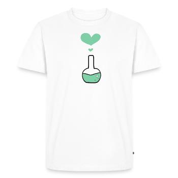 1990 1990 - T-shirt Premium bio Homme - blanc - Devant - Nico (187cm)