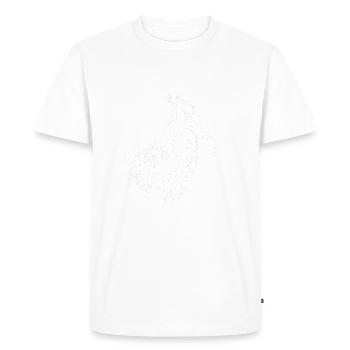 Rock & Roll Cool Biker Chopper MC Chemise de moto - T-shirt Premium bio Homme - blanc - Devant - Nico (187cm)
