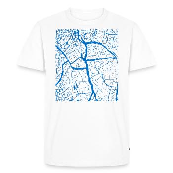Structure Krakel / Background - Men's Premium Organic T-Shirt - white - Front - Nico (187cm)