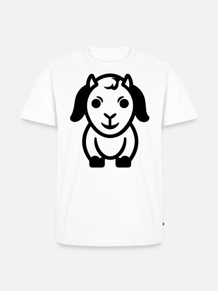 He-goat - Men's Premium Organic T-Shirt - white