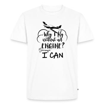 Glider Pilot Gliding Glider Flight - Men's Premium Organic T-Shirt - white - Front - Nico (187cm)