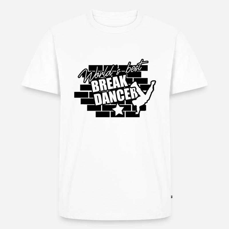 Dance Breakdance Breakdancing Breakdancer Gift - Men's Premium Organic T-Shirt - white