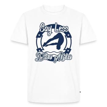 Saut à la tour saut à la tour - T-shirt Premium bio Homme - blanc - Devant - Nico (187cm)