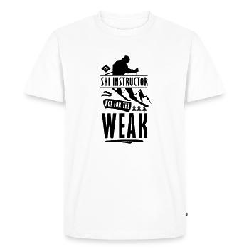 Ski Instructor - T-shirt Premium bio Homme - blanc - Devant - Nico (187cm)
