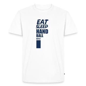 handball de handball équipe handball handball - T-shirt Premium bio Homme - blanc - Devant - Nico (187cm)