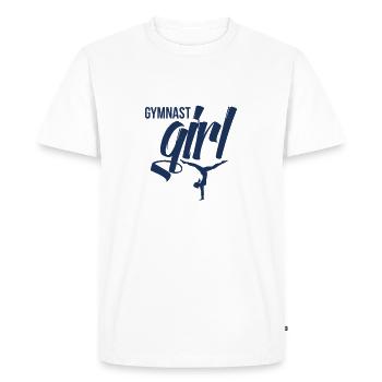 Gymnaste gymnaste gymnaste - T-shirt Premium bio Homme - blanc - Devant - Nico (187cm)