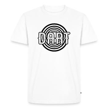 Fléchettes Fléchettes Fléchettes Club de fléchettes - T-shirt Premium bio Homme - blanc - Devant - Nico (187cm)