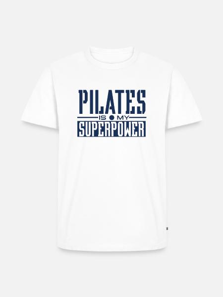 Pilates Trainer - Men's Premium Organic T-Shirt - white