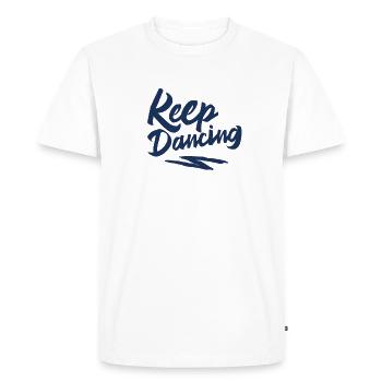 Danseurs - T-shirt Premium bio Homme - blanc - Devant - Nico (187cm)