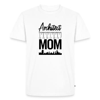 Architect Architect Architect Architect - Men's Premium Organic T-Shirt - white - Front - Nico (187cm)