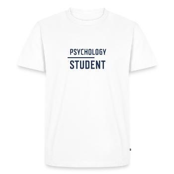 Psychologie - T-shirt Premium bio Homme - blanc - Devant - Nico (187cm)