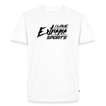 Sports extrêmes Sport extrême Athlète - T-shirt Premium bio Homme - blanc - Devant - Nico (187cm)