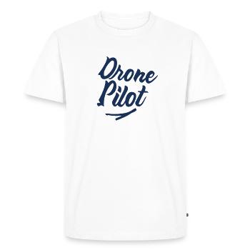 Drones - T-shirt Premium bio Homme - blanc - Devant - Nico (187cm)