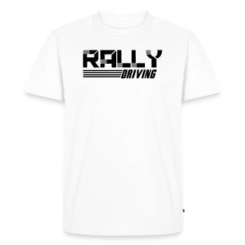 Car Racing Rally Rally Driver Racing Driver Rally - Men's Premium Organic T-Shirt - white - Front - Nico (187cm)