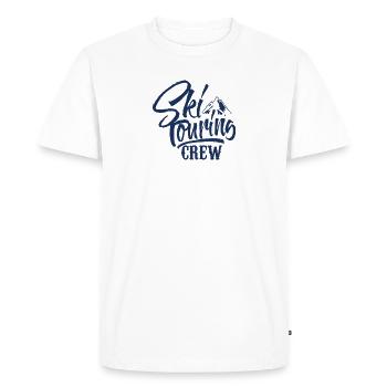 Tours de ski - T-shirt Premium bio Homme - blanc - Devant - Nico (187cm)