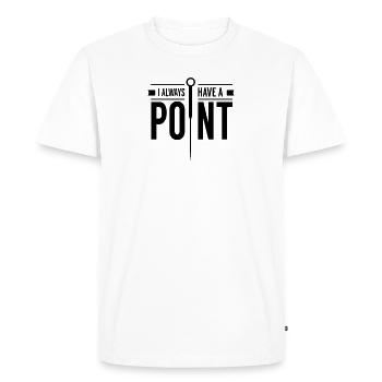 Acupuncture Needle Needle Prick Practice Acupunctureist - Men's Premium Organic T-Shirt - white - Front - Nico (187cm)