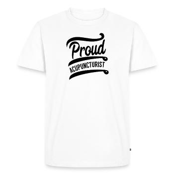 Needlepoint acupuncture practitioner acupuncture needle - Men's Premium Organic T-Shirt - white - Front - Nico (187cm)