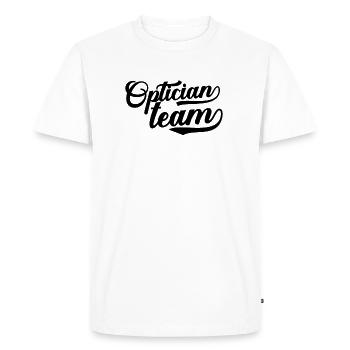 Augen Team Optiker opticien opticien - T-shirt Premium bio Homme - blanc - Devant - Nico (187cm)