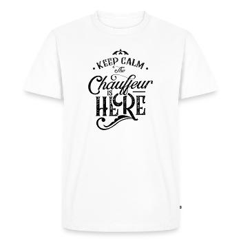 Chauffeur Team Wedding Driver Driver Chauffeur - Men's Premium Organic T-Shirt - white - Front - Nico (187cm)