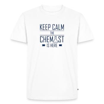 Chemistry chemist chemical chemist team - Men's Premium Organic T-Shirt - white - Front - Nico (187cm)