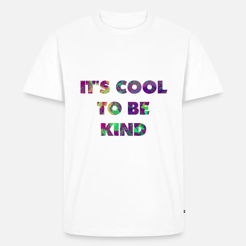It's cool to be kind - Men's Premium Organic T-Shirt - white