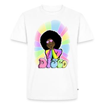 Soul od Disco - Men's Premium Organic T-Shirt - white - Front - Nico (187cm)