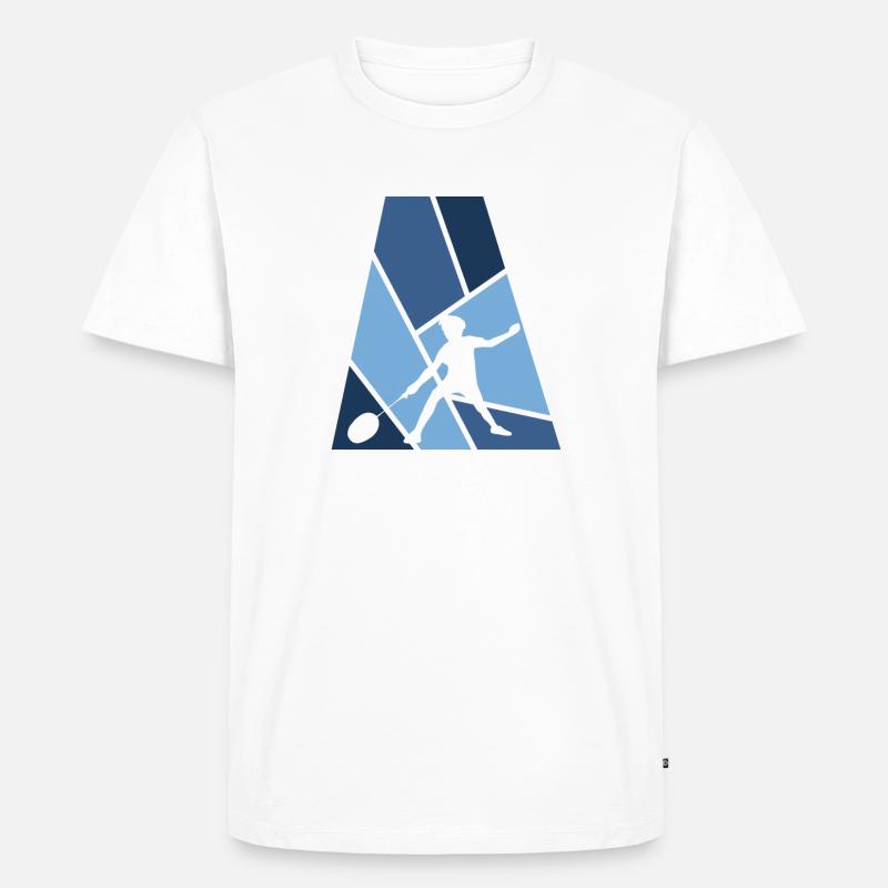 Clear Drop Smash - Männer Premium Bio T-Shirt - Weiß