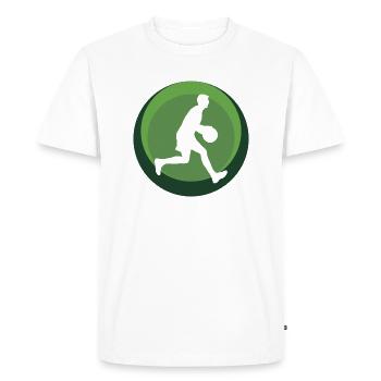 Basketball BBall Hooping - T-shirt Premium bio Homme - blanc - Devant - Nico (187cm)