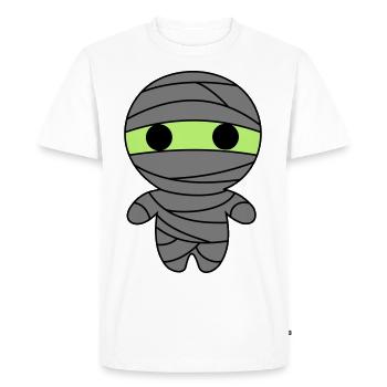 momie - T-shirt Premium bio Homme - blanc - Devant - Nico (187cm)