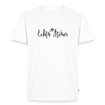 Austria T-Shirt Echta Steirer - Men's Premium Organic T-Shirt - white - Front - Nico (187cm)