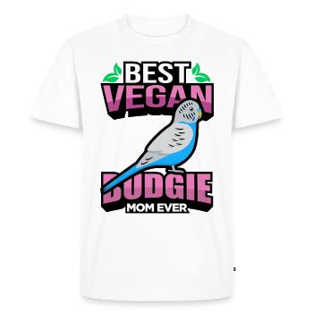 Budgie lovers | Budgies - Men's Premium Organic T-Shirt - white - Front - Nico (187cm)