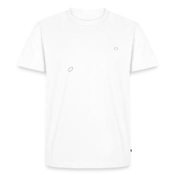 Le Castrais idéale - T-shirt Premium bio Homme - blanc - Devant - Nico (187cm)