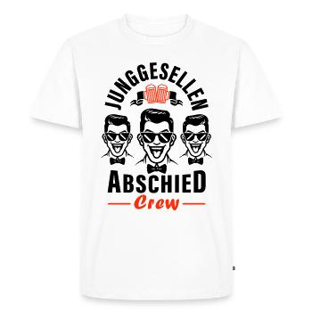 Bachelor Party Crew Bachelor Party - Men's Premium Organic T-Shirt - white - Front - Nico (187cm)