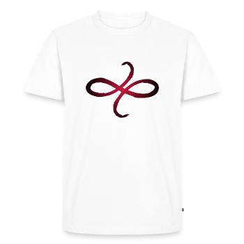 Symboles celtiques amitié - T-shirt Premium bio Homme - blanc - Devant - Nico (187cm)